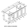 Mila 1200mm Wall Hung Vanity
