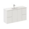 Sammy Narrow Matte White 1200mm Wall Hung Vanity