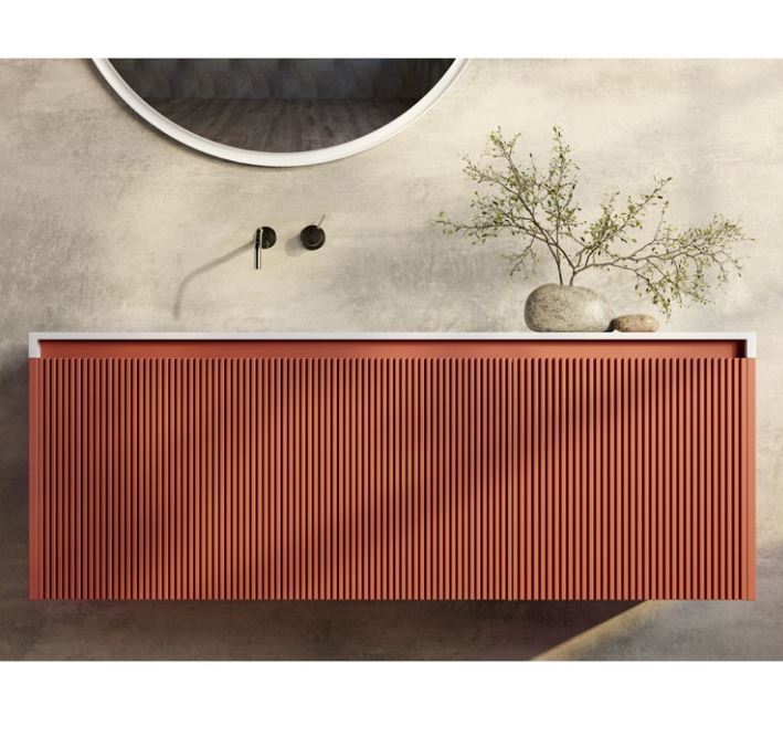 Rimini Potter’s Clay 1200mm Wall Hung Vanity