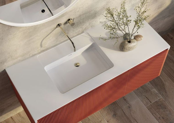 Rimini Potter’s Clay 1200mm Wall Hung Vanity