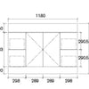 Porta 1200mm Floor Standing Vanity