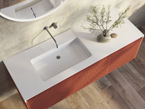 Rimini Potter’s Clay 1400mm Wall Hung Vanity