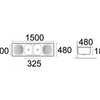 Manu 1500 x 480 Sink