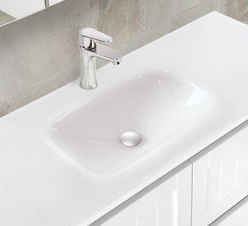 1500mm White Pheonix Stone Moulded Top