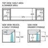 Mila 1500mm Single Bowl Wall Hung Vanity