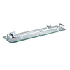 Linear Glass Shelf with Bar - Bayside Bathroom