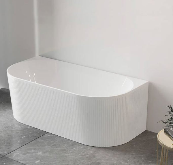Ripley Gloss White 1700 Back To Wall Bath