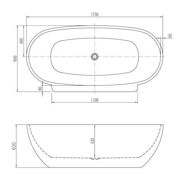 Palermo Freestanding Bath - Bayside Bathroom