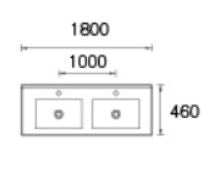 Silver Black Undermount Basin Stone Top