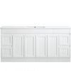 Quinn 1800mm Matte White Floorstanding Vanity