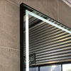 Lucas Black Framed LED Mirror - Bayside Bathroom