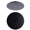 200mm Round Shower Head- Matte Black - Bayside Bathroom