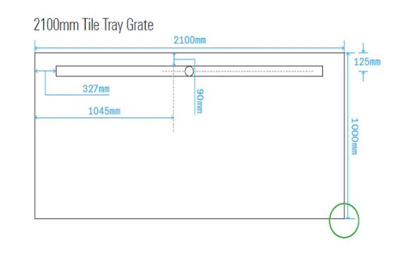 Tile Tray with Tile Insert Grate