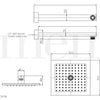 Meir Square Wall Shower