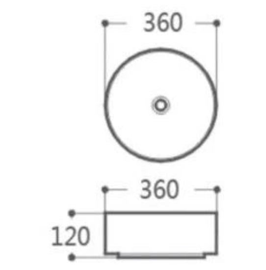Rondo 310 Matte Black Basin