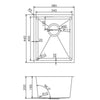 Kube 380 Single Bowl Sink