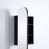 Bella 400 Matte Black Shaving Cabinet