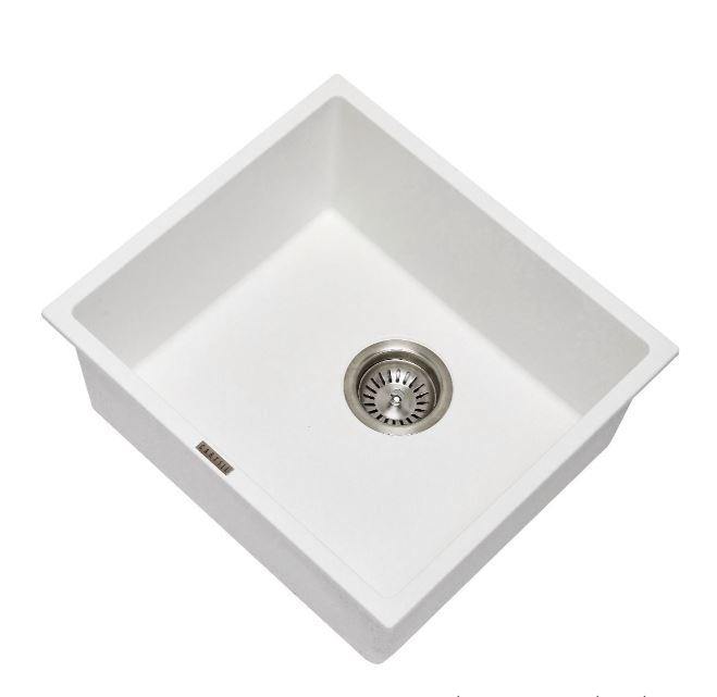 White 457 Single Bowl Granite Sink