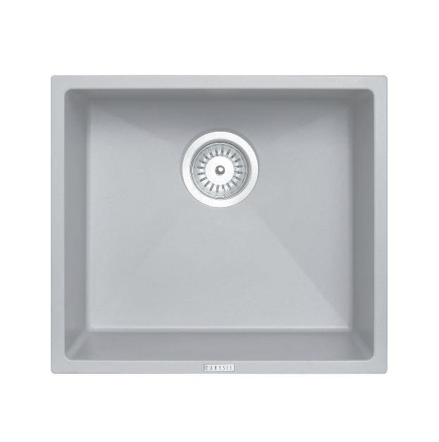 Concrete Grey 457 Single Bowl Granite Sink