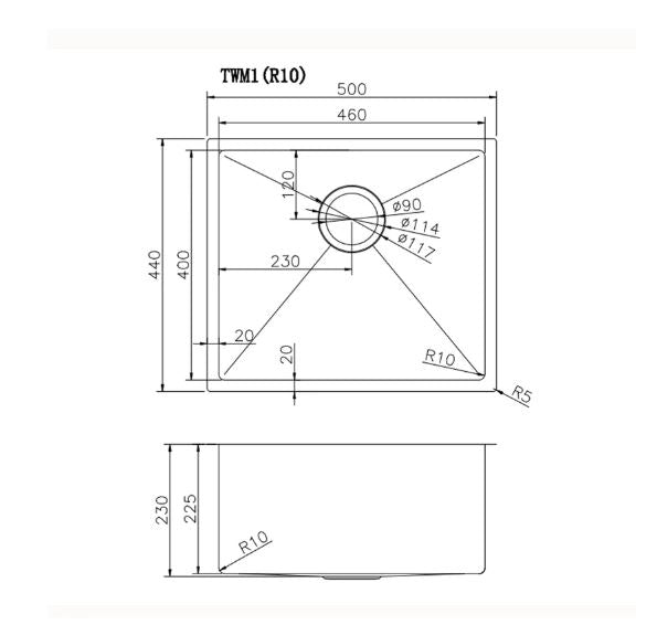 Select 500 Sink