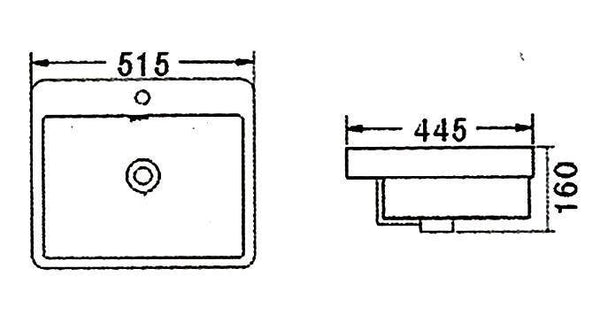 Coco Semi - Insert Basin - Bayside Bathroom