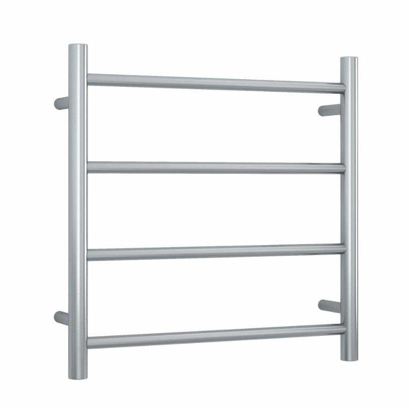 550 x 550 Brushed Stainless Steel Heated Towel Rail