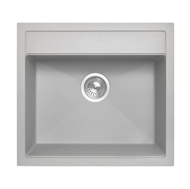 Concrete Grey 560 Single Bowl Granite Sink