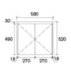 Sammy Narrow 600mm Wall Hung Vanity