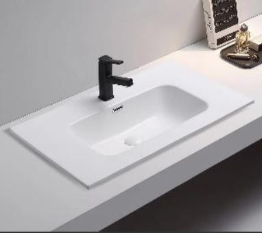 Delta Matte White 910mm Ceramic Moulded Top