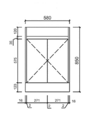 Coco Narrow 600mm-900mm Floorstanding Vanity