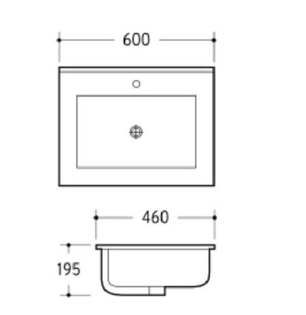 katie Ceramic Moulded Top - Bayside Bathroom