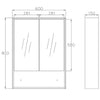 Finley 600mm Shaving Cabinet