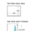 Mila 600mm Wall Hung Vanity