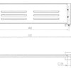 Linear Stainless steel Shelf - Bayside Bathroom
