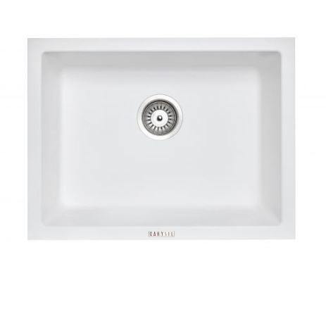 White 610 Single Bowl Granite Sink