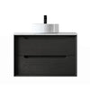 Noah Black Oak 750mm Wall Hung Vanity