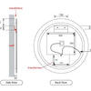 Round 700 LED Mirror