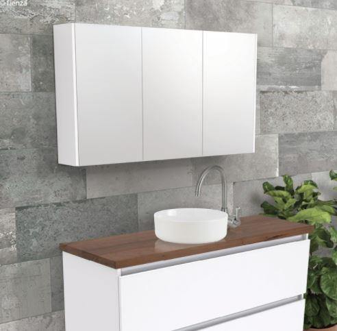 Scandi Oak Mirror Cabinet 750 - 1200mm - Bayside Bathroom