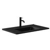 Katie Matte Black 750mm Ceramic Moulded Top