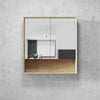 Noah Natural Oak 750mm Shaving Cabinet