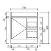 Coco Narrow 600mm-900mm Floorstanding Vanity