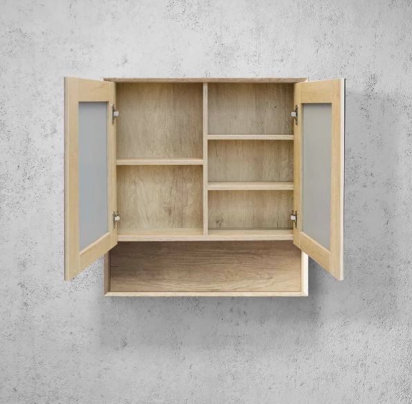Noah Natural Oak 750mm Shaving Cabinet