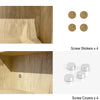 Noah Natural Oak 750mm Shaving Cabinet