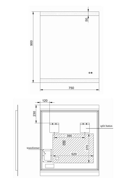 Remer Miro Standard LED Mirror