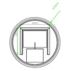 Round 750 LED Mirror