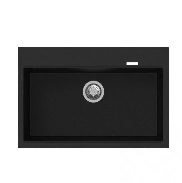 Black 780 Single Bowl Granite Sink