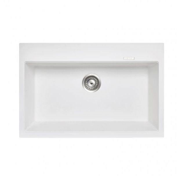 White 780 Single Bowl Granite Sink