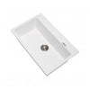 White 780 Single Bowl Granite Sink - Bayside Bathroom