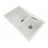 White 800 Double Bowl Granite Sink - Bayside Bathroom