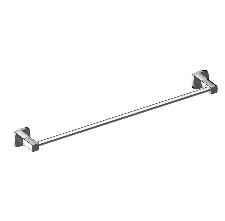 Legra Chrome Single Towel Rail - 800mm - Bayside Bathroom